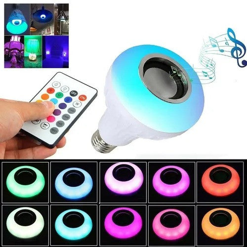 Bombillo Parlante, Bluetooth Multicolor