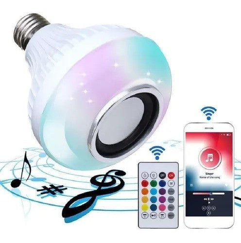 Bombillo Parlante, Bluetooth Multicolor